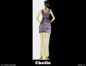 Sarah Enzminger's costume design for the theater production of Detroit '67