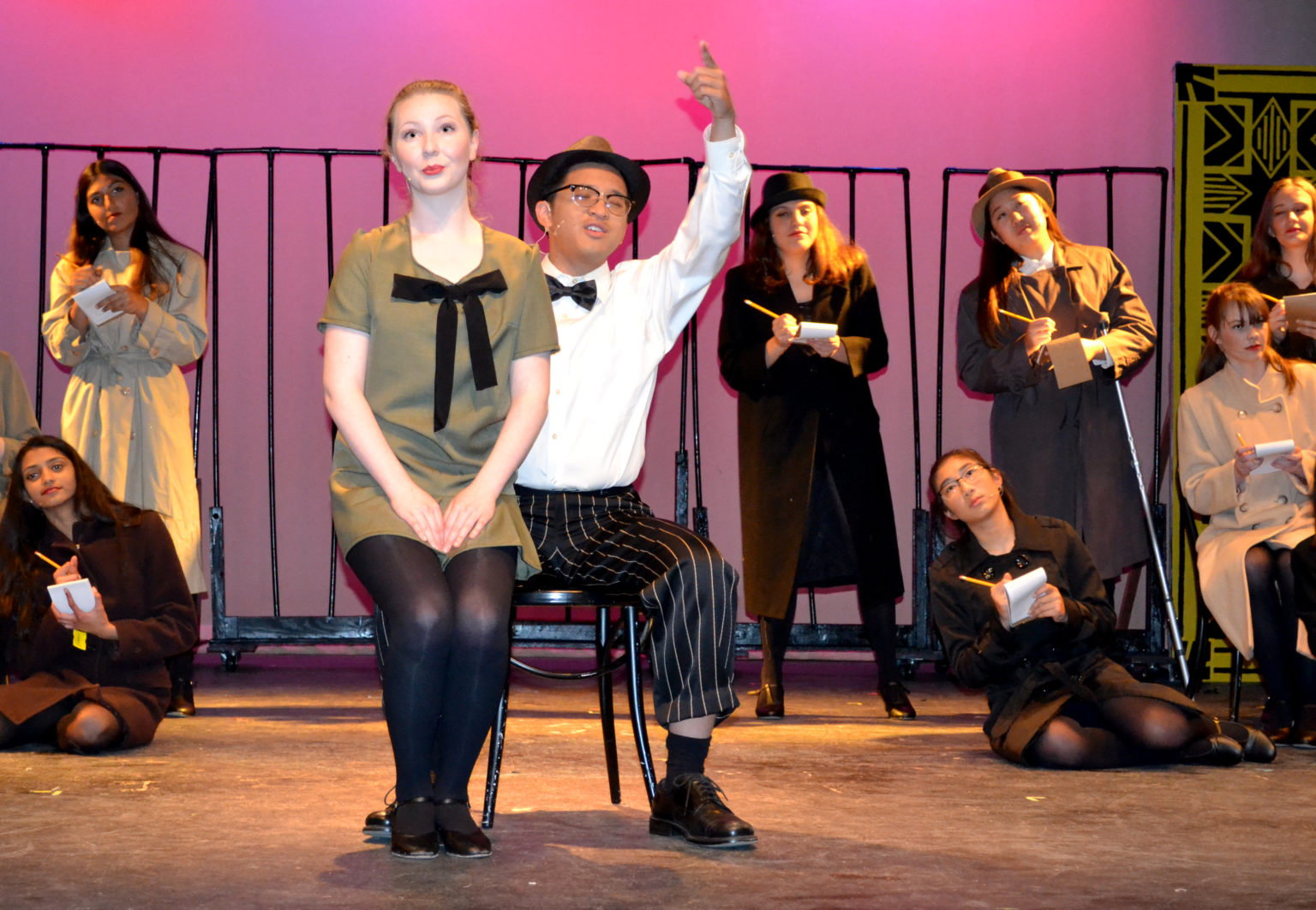 Sarah Enzminger's costume design for the theater production of Chicago