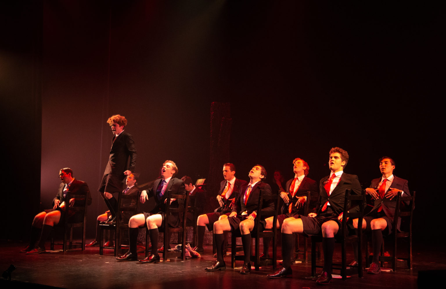 Sarah Enzminger's costume design for the production of spring awakening