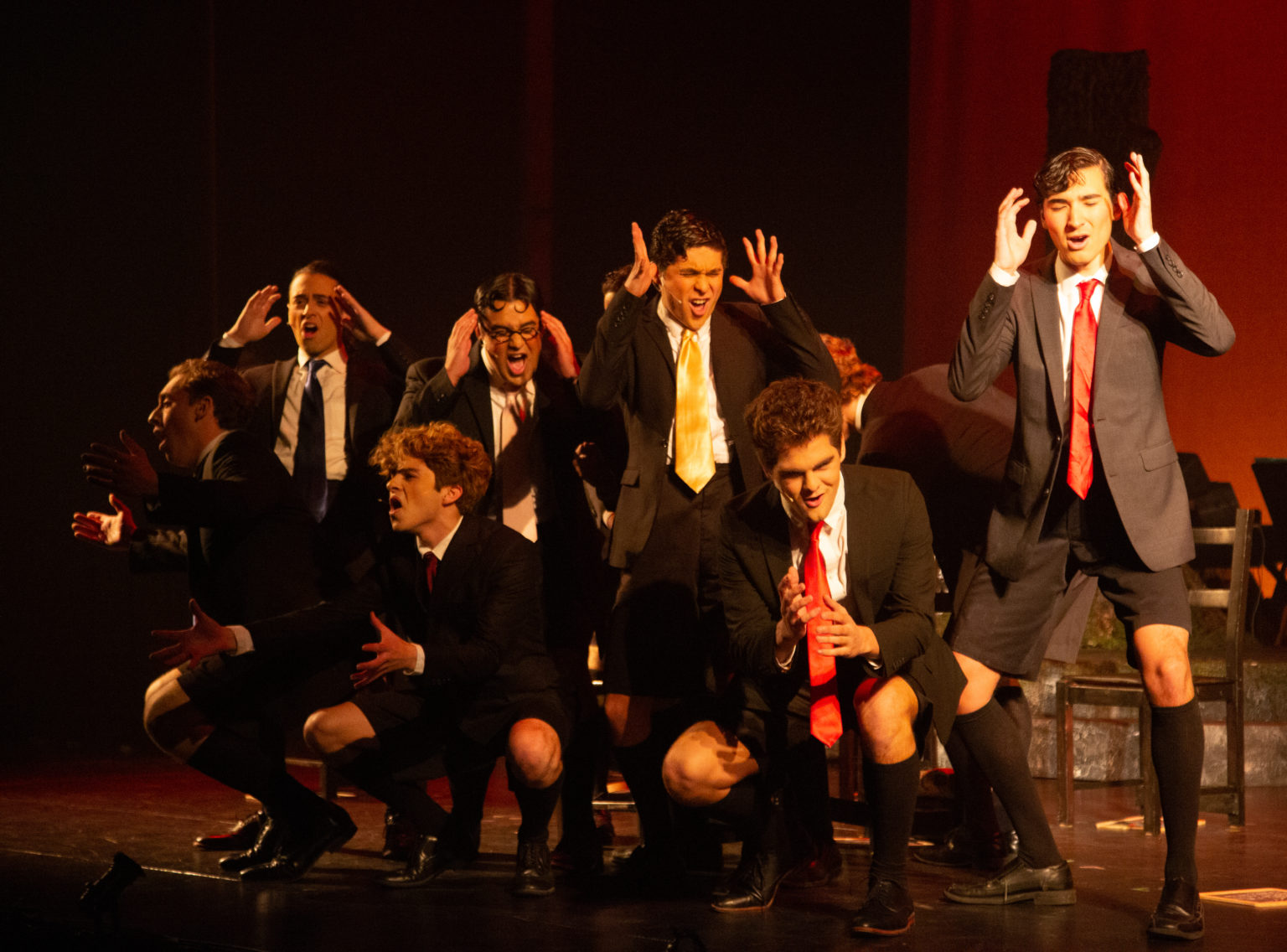 Sarah Enzminger's costume design for the production of spring awakening