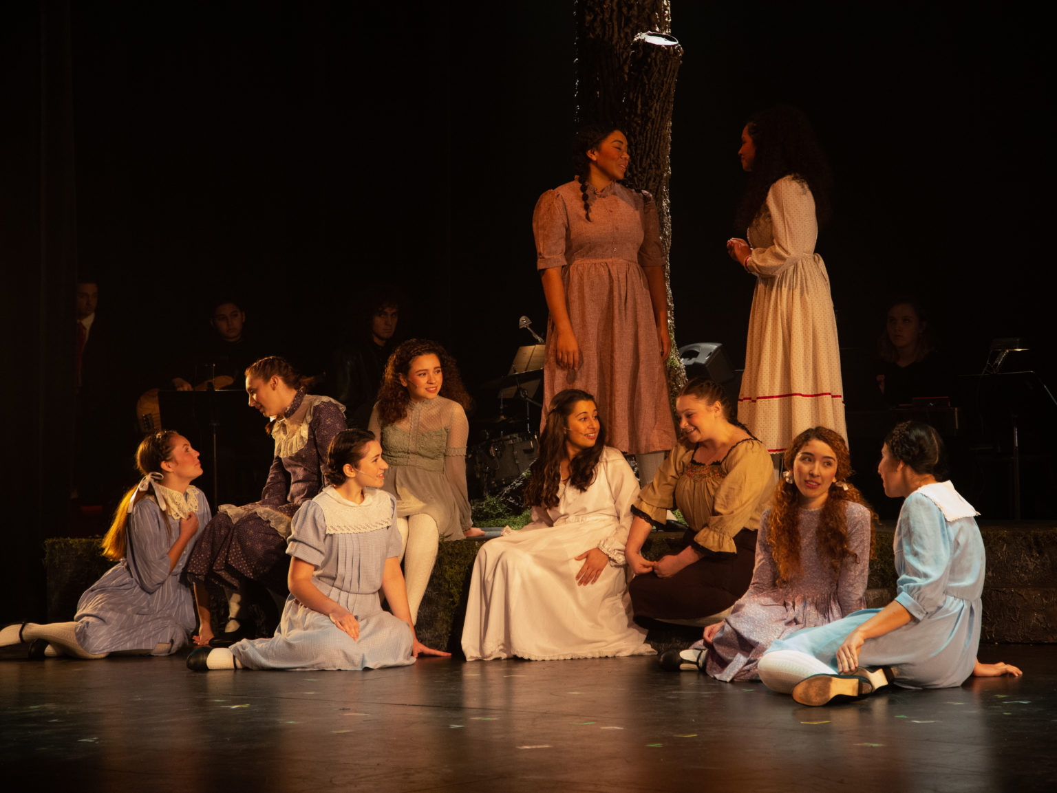 Sarah Enzminger's costume design for the production of spring awakening