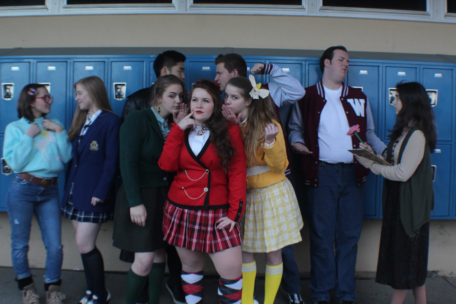 Sarah Enzminger's costume design for the theater production of Heathers