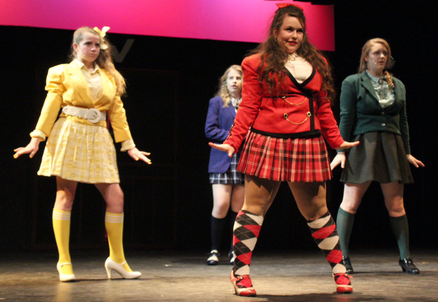 Sarah Enzminger's costume design for the theater production of Heathers