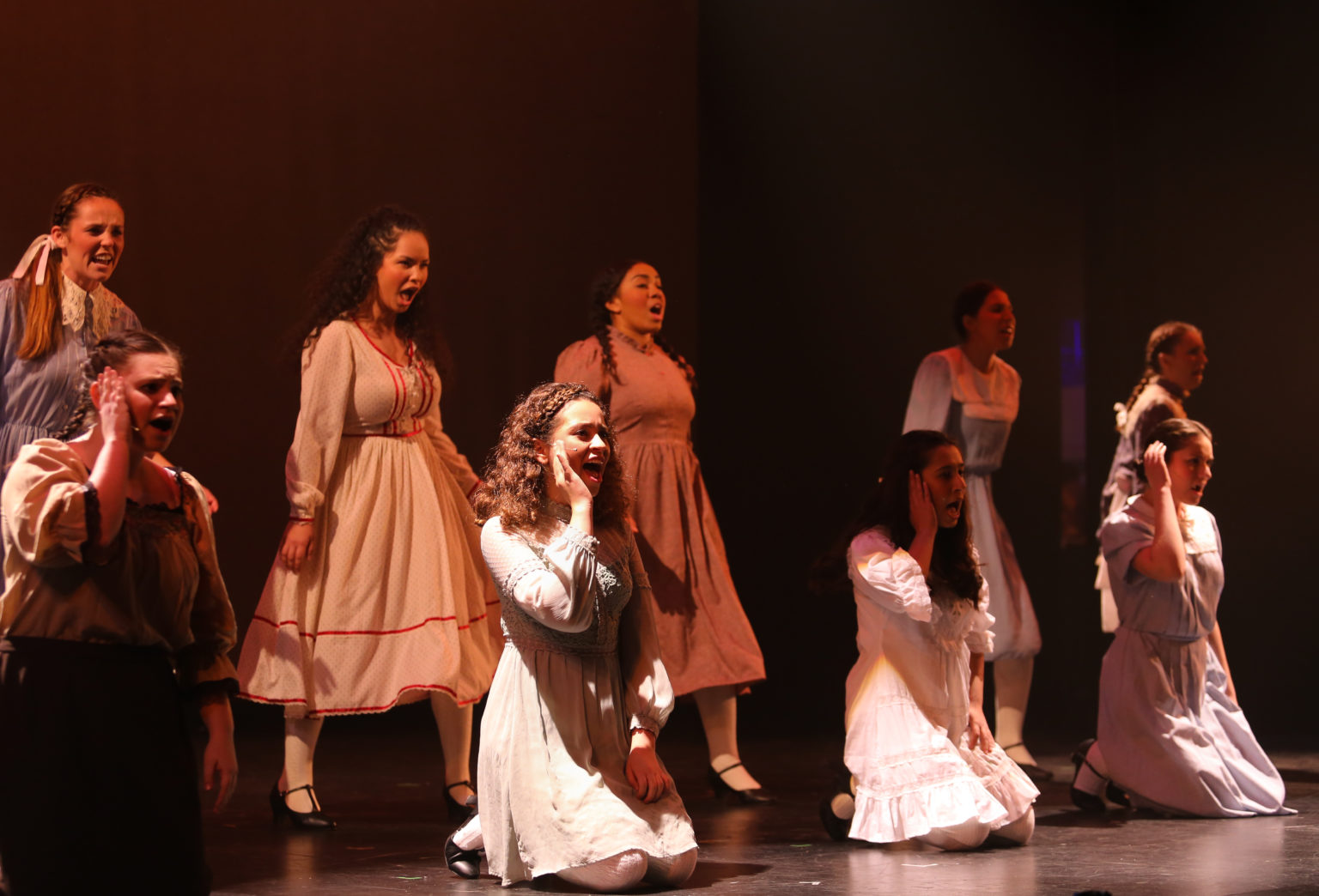 Sarah Enzminger's costume design for the production of spring awakening