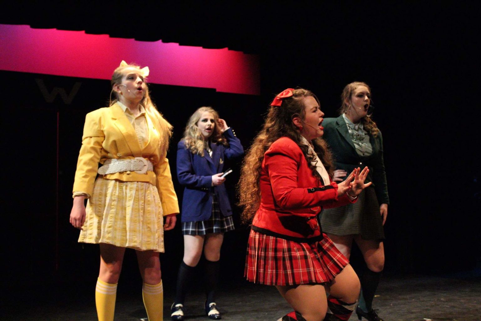 Sarah Enzminger's costume design for the theater production of Heathers