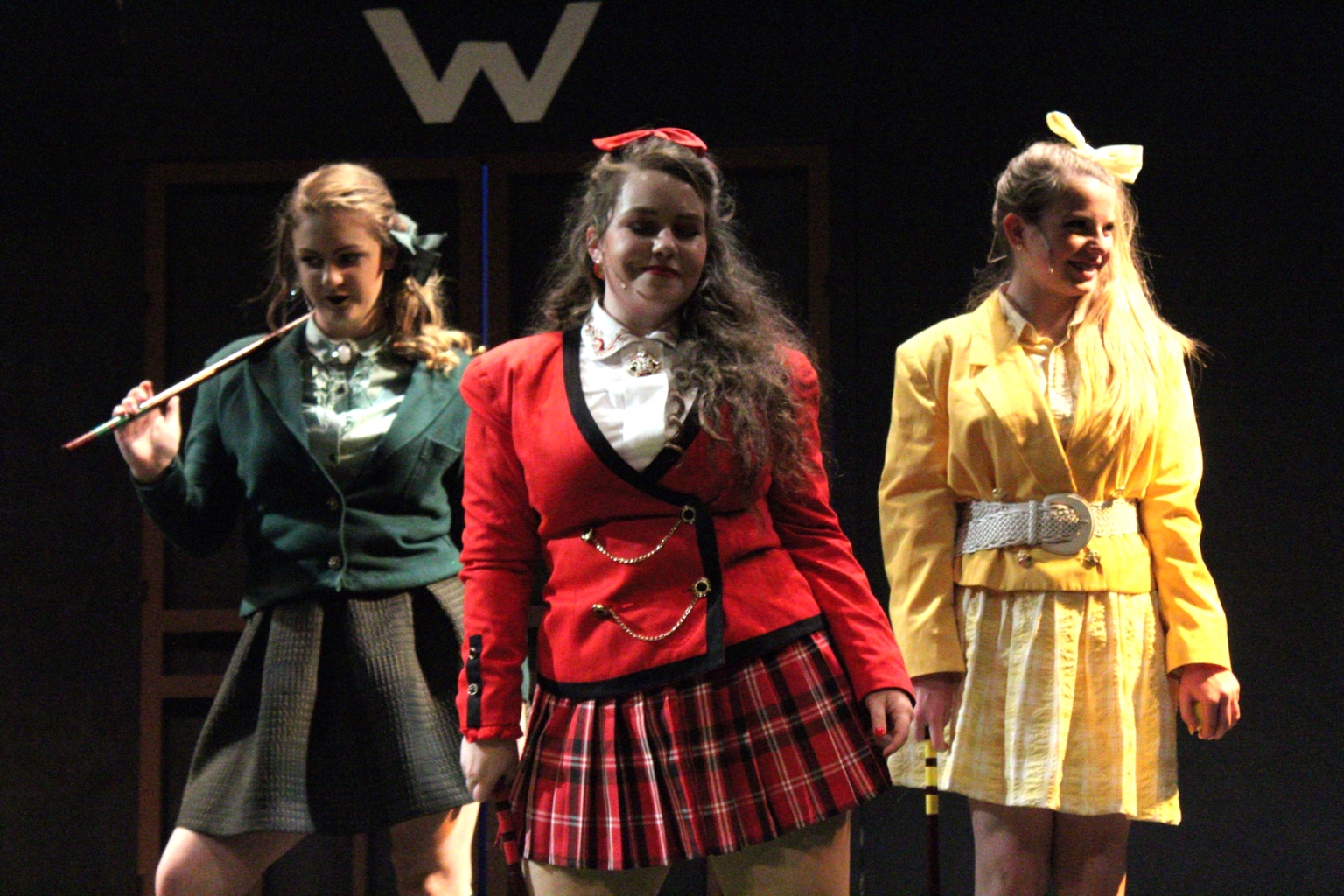 Sarah Enzminger's costume design for the theater production of Heathers