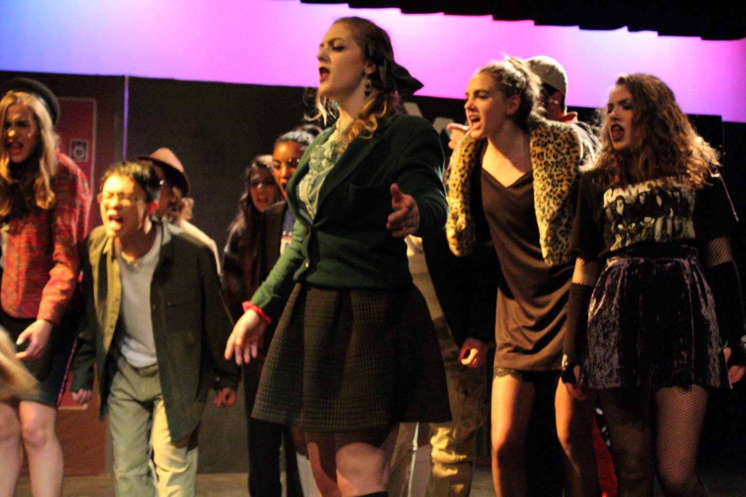 Sarah Enzminger's costume design for the theater production of Heathers