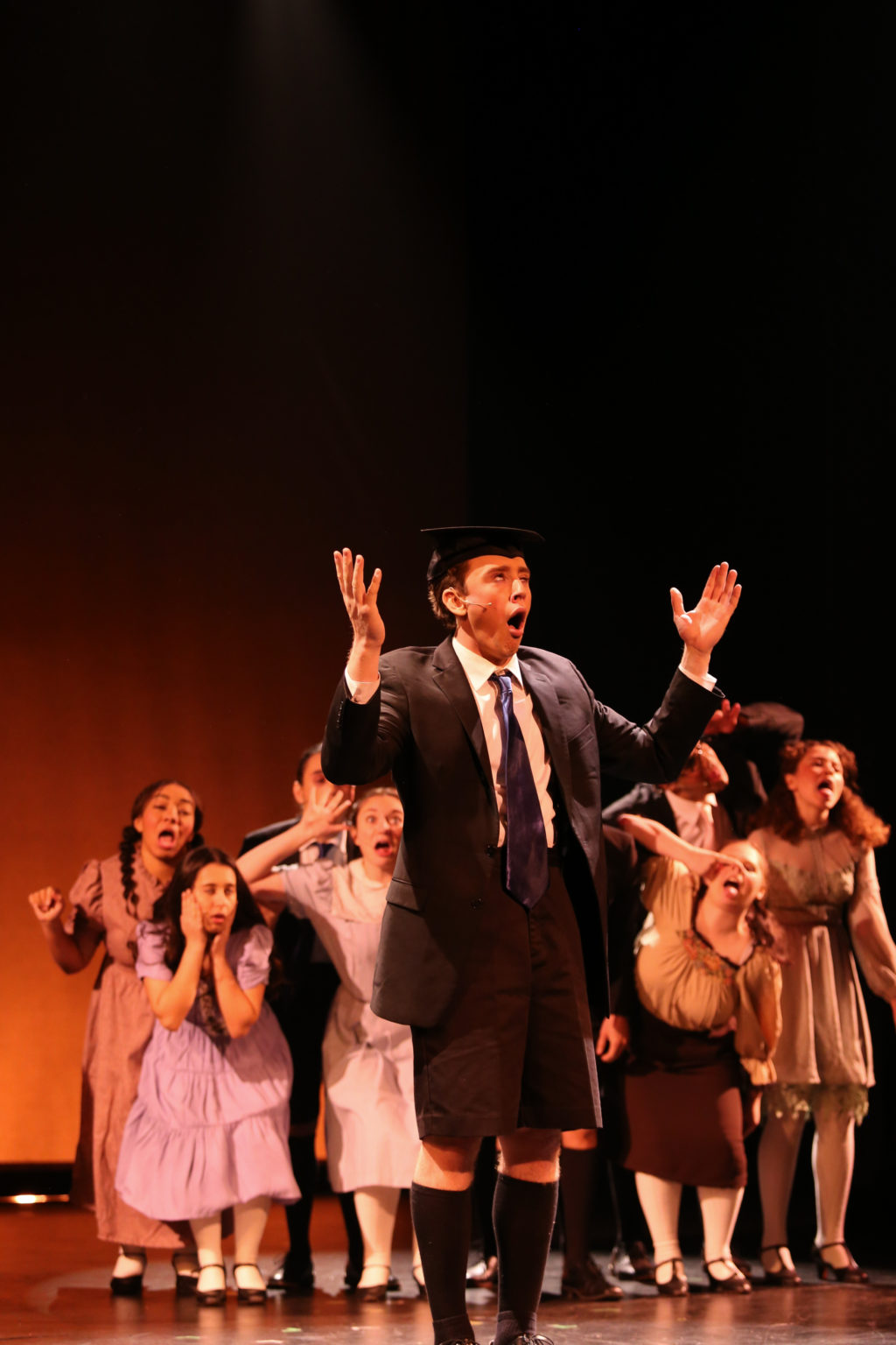 Sarah Enzminger's costume design for the production of spring awakening