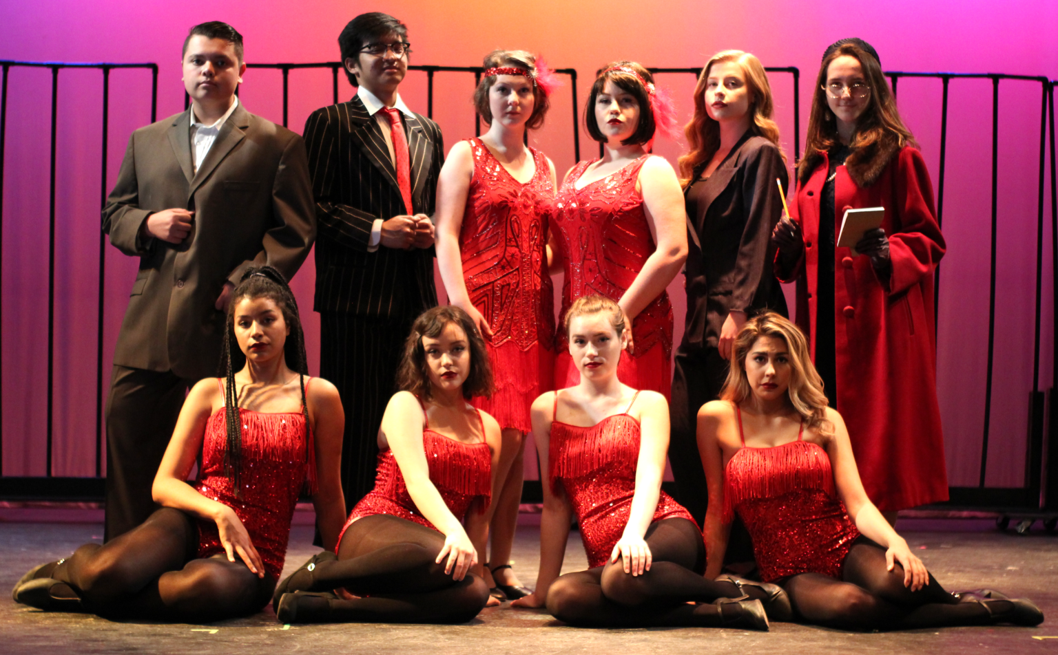 Sarah Enzminger's costume design for the theater production of Chicago