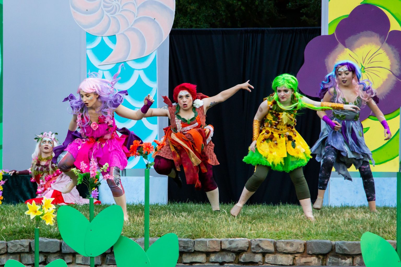 Sarah Enzminger's assistant costume design for the theater production of A Midsummer Night's Dream